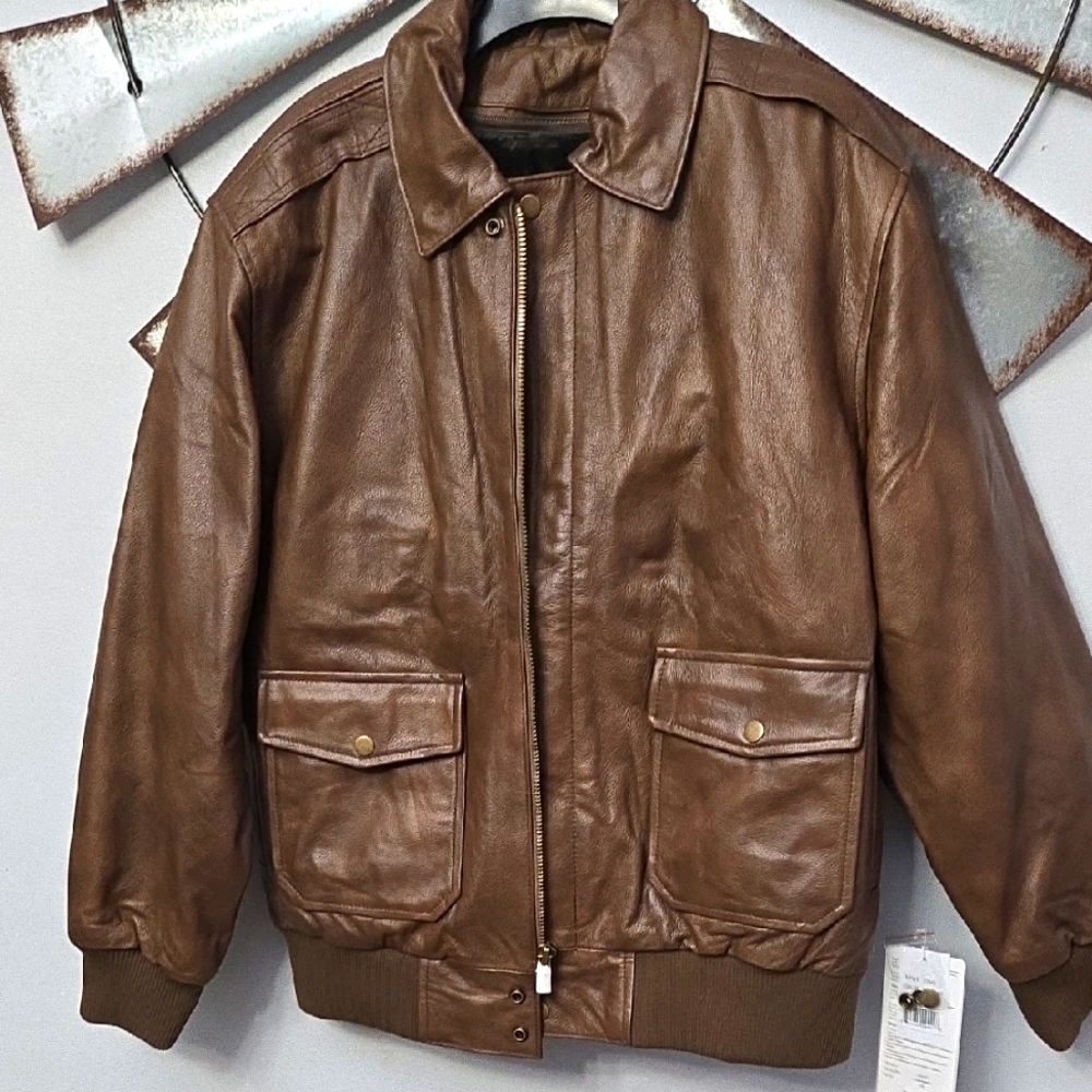 Men's Brown Leather Jacket